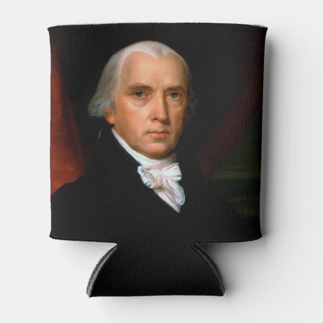 James Madison the 4th President: Colonial America Can Cooler (Front)