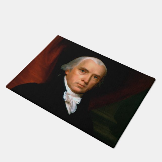 James Madison the 4th President: Colonial America Doormat (Angled)