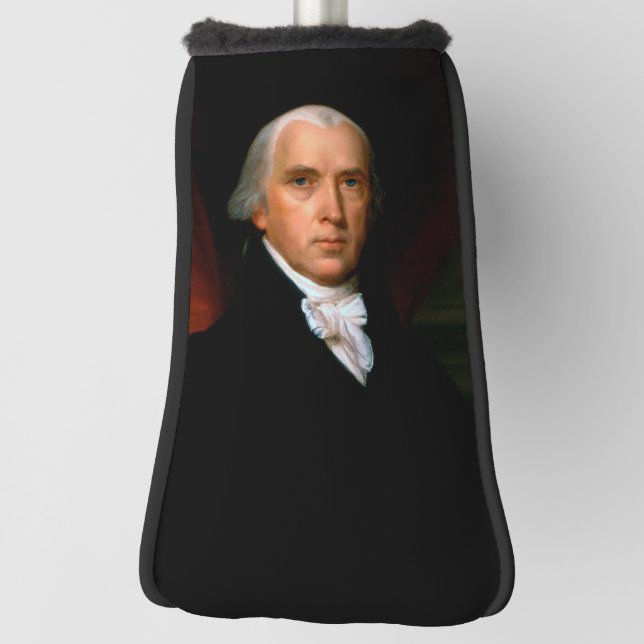 James Madison the 4th President: Colonial America Golf Head Cover (Rotate 90)