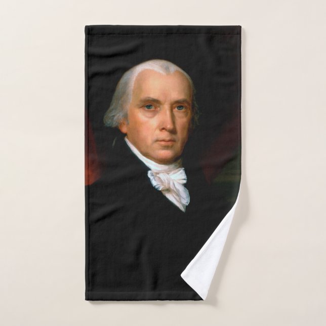 James Madison the 4th President: Colonial America Hand Towel (Hand Towel)