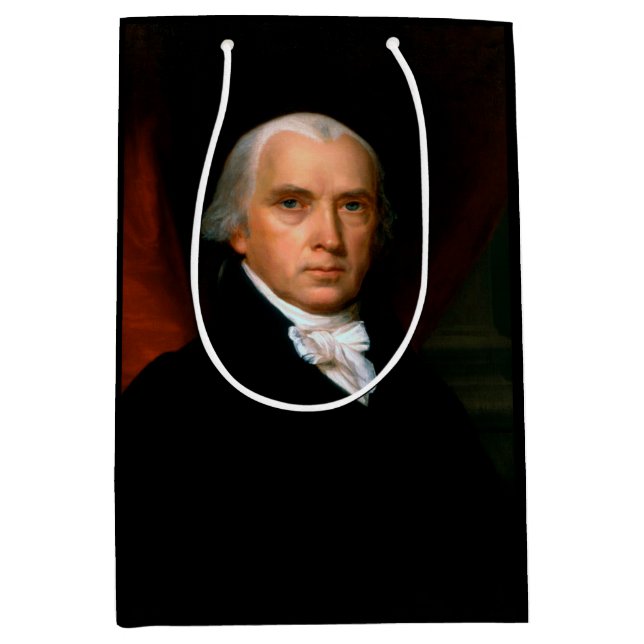 James Madison the 4th President: Colonial America Medium Gift Bag (Front)