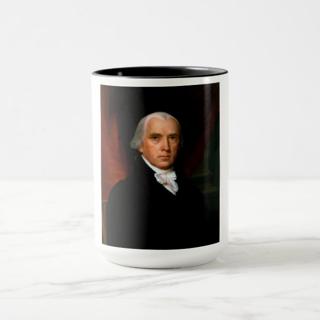 James Madison the 4th President: Colonial America Mug (Center)