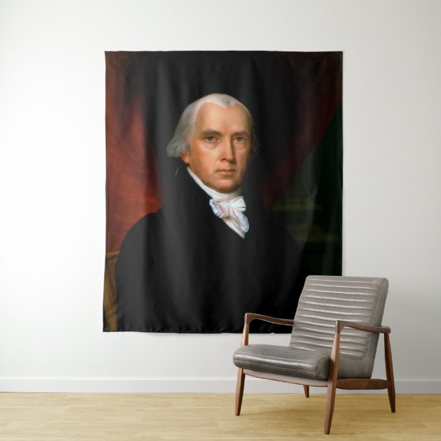James Madison the 4th President: Colonial America Tapestry (In Situ)
