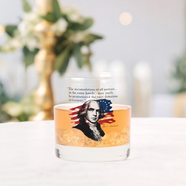 James Madison Whiskey Glass (Insitu (Wedding))