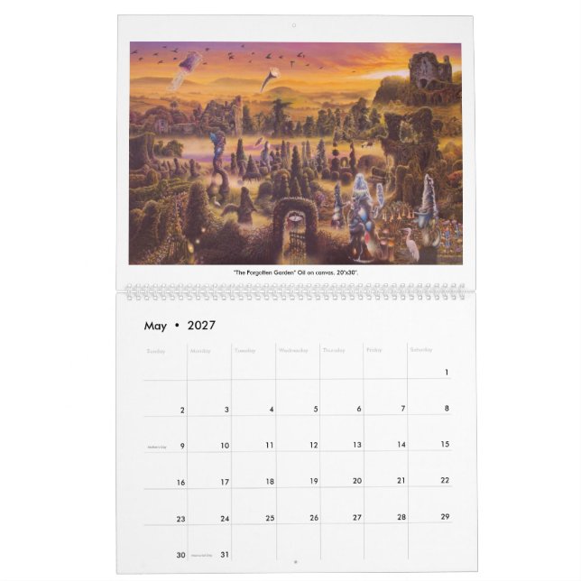 James McCarthy-Surrealism and the Landscape 2016 Calendar (May 2027)