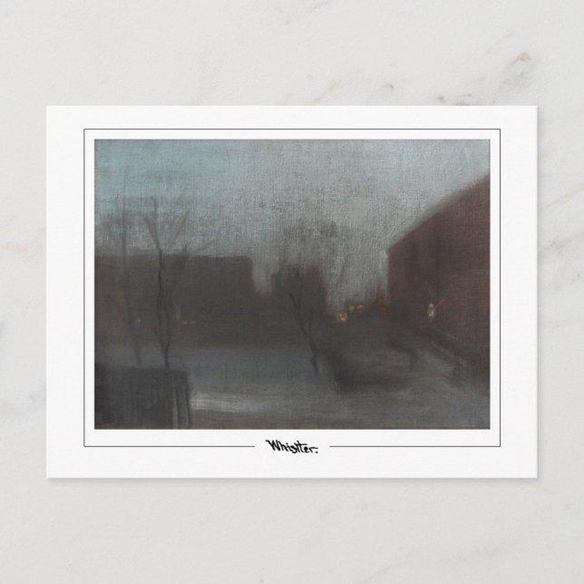 James McNeill Whistler #200-2 - Fine Art Postca… Postcard (Front)