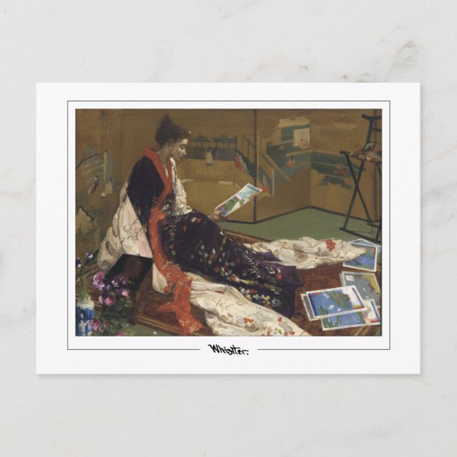 James McNeill Whistler #284-2 - Fine Art Postca… Postcard (Front)