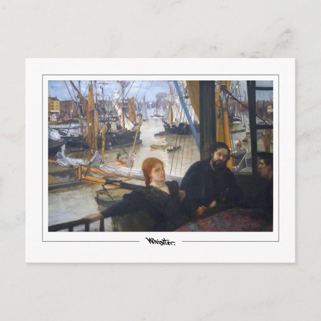 James McNeill Whistler #300-2 - Fine Art Postca… Postcard (Front)