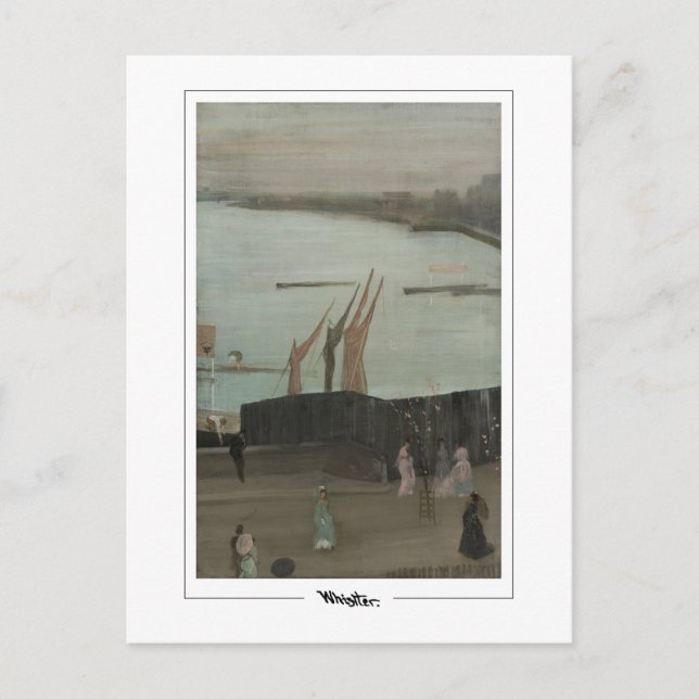 James McNeill Whistler #441-2 - Fine Art Postca… Postcard (Front)