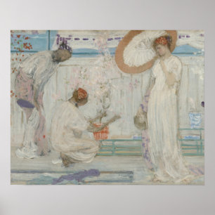 James McNeill Whistler - The White Symphony Poster