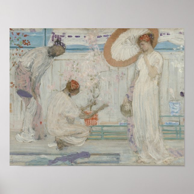 James McNeill Whistler - The White Symphony Poster (Front)