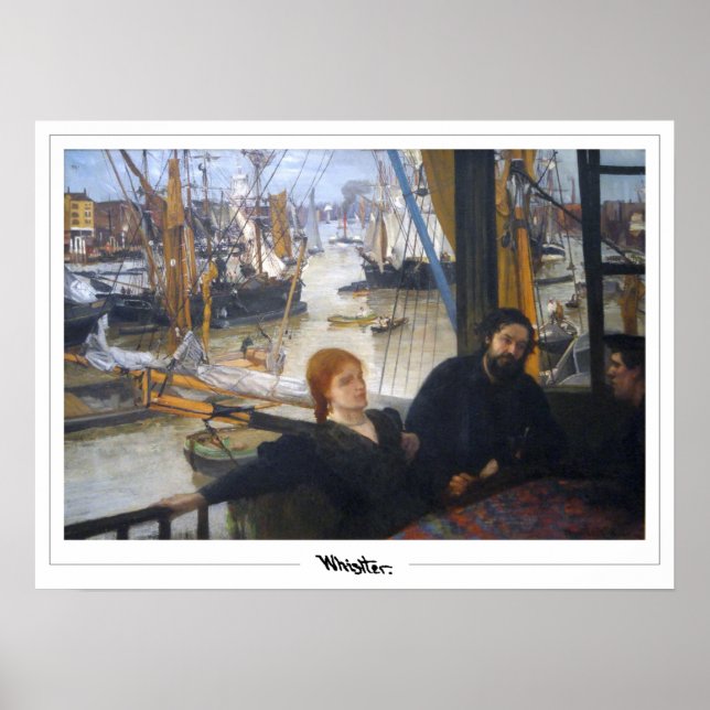 James McNeill Whistler Zedign Art Poster #300-2 (Front)