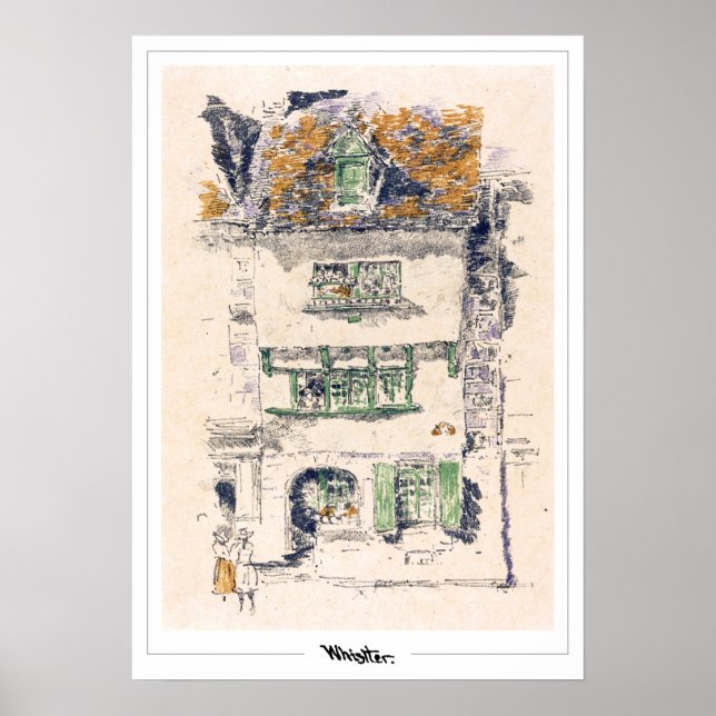 James McNeill Whistler Zedign Art Poster #438-2 (Front)
