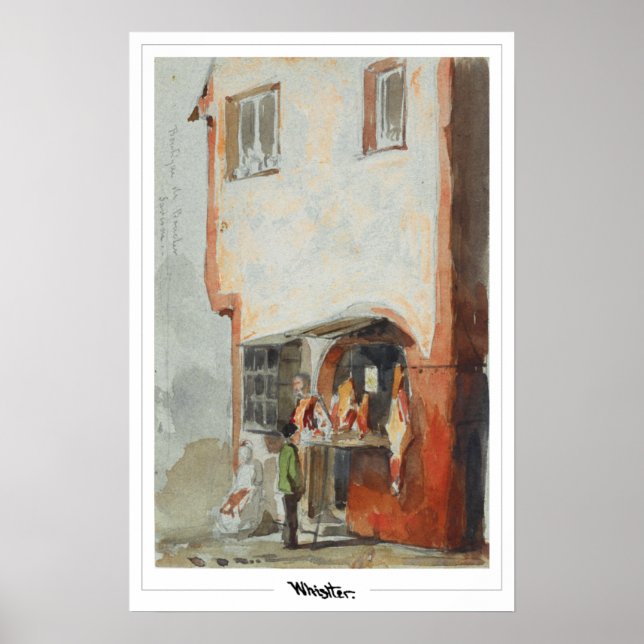 James McNeill Whistler Zedign Art Poster #4-2 (Front)