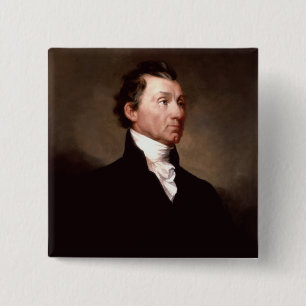 James Monroe 15 Cm Square Badge