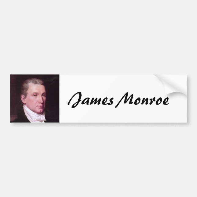 James Monroe Bumper Sticker (Front)