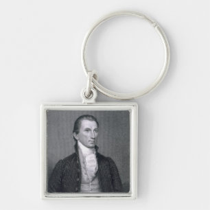 James Monroe, engraved by Asher Brown Durand (1796 Key Ring