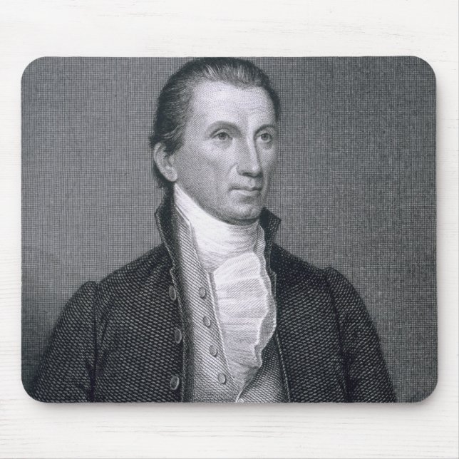James Monroe, engraved by Asher Brown Durand (1796 Mouse Mat (Front)