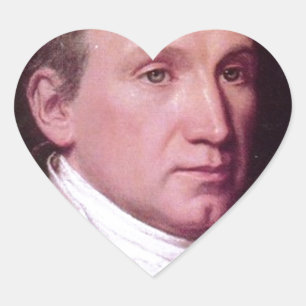 James Monroe Heart Sticker