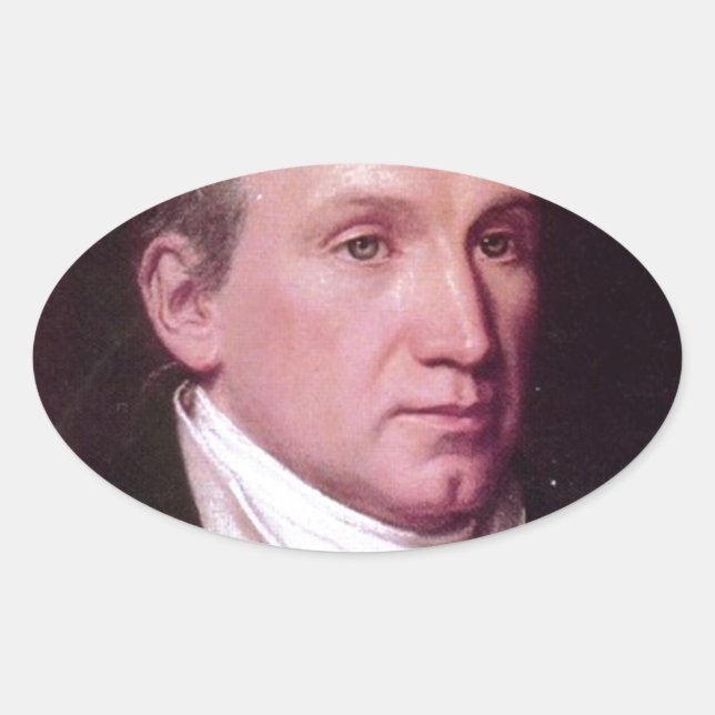 James Monroe Oval Sticker (Front)