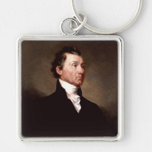 James Monroe Portrait, Early American President Key Ring