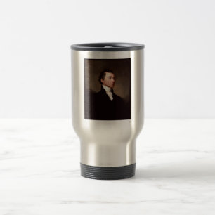 James Monroe Portrait, Early American President Travel Mug