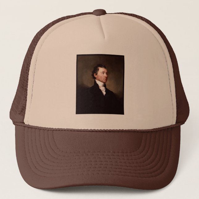 James Monroe Portrait, Early American President Trucker Hat (Front)