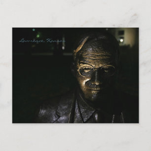 James Naismith Bronze Statue Postcard