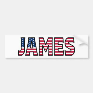 James Name Vorname USA Aufkleber Sticker Auto