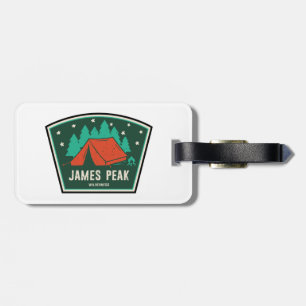 James Peak Wilderness Colorado Camping Luggage Tag
