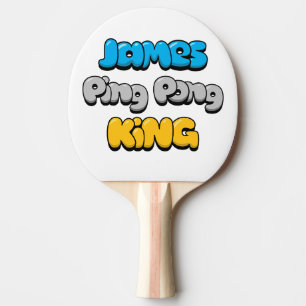 James Ping Pong King Paddle