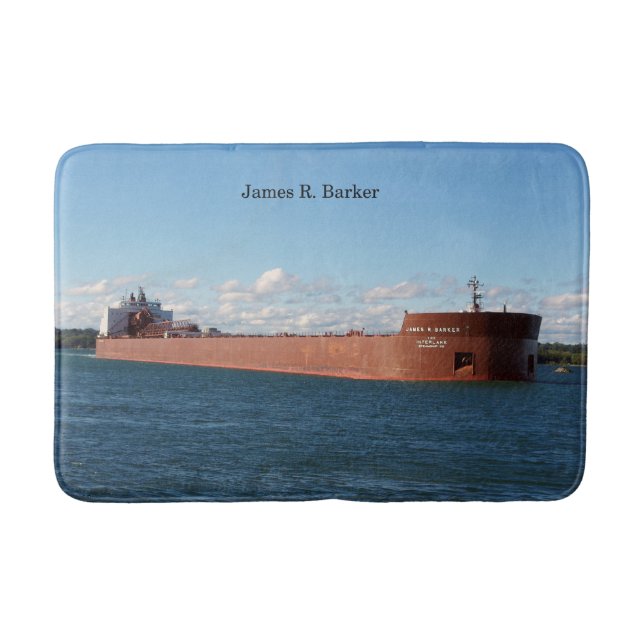 James R. Barker bath mat (Front)