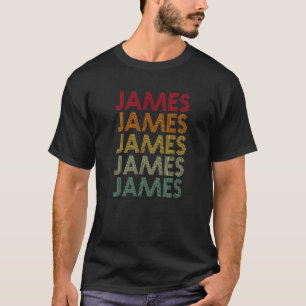 James Retro Name Humour Nickname T-Shirt
