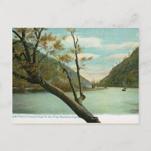 James River, Blue Ridge Mountains, VA Vintage Postcard