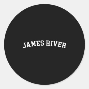 James River  Classic Round Sticker