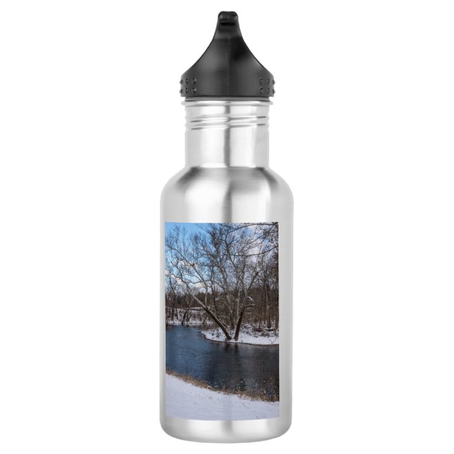 James River Cuts Back Stainless Steel Water Bottle (Right)