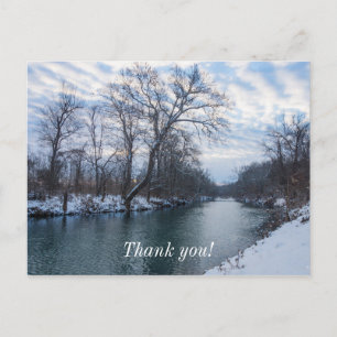 James River Winter Postcard