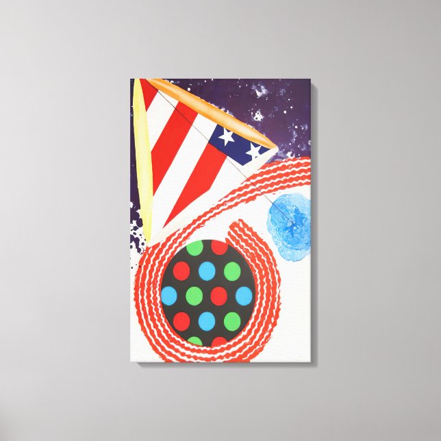 James Rosenquist - A Free for All Canvas Print (Front)