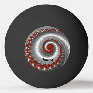 JAMES ~ Silver Shell ~ Fractal Design ~ Ping Pong Ball