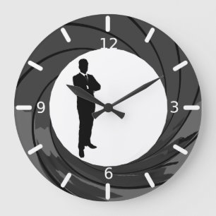 James Spy Large Clock