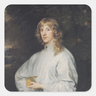 James Stuart  Duke of Richmond and Lennox Square Sticker