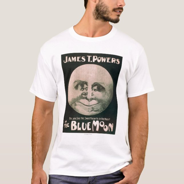 James T. Powers in The Blue Moon Theatre T-Shirt (Front)