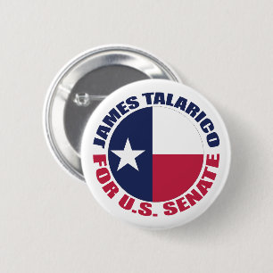 James Talarico for U.S. Senate Texas Flag 6 Cm Round Badge