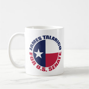 James Talarico for U.S. Senate Texas Flag Coffee Mug