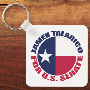James Talarico for U.S. Senate Texas Flag Key Ring