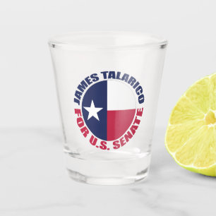 James Talarico for U.S. Senate Texas Flag Shot Glass