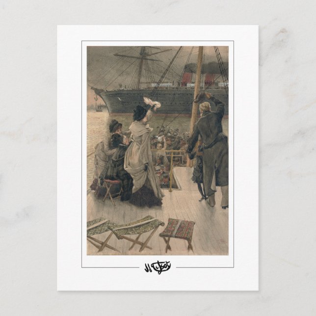 James Tissot #336 - Fine Art Postcard (Front)