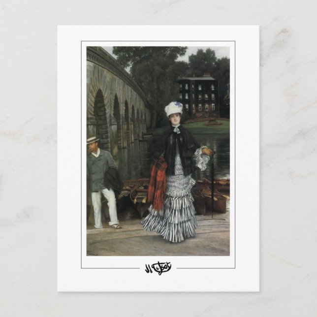 James Tissot #833 - Fine Art Postcard (Front)