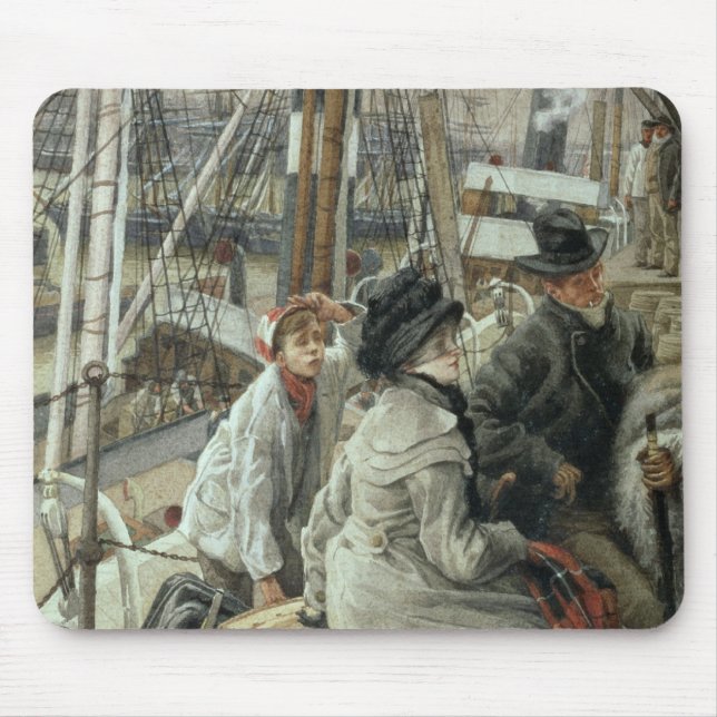 James Tissot | By Water, c.1881-2 Mouse Mat (Front)