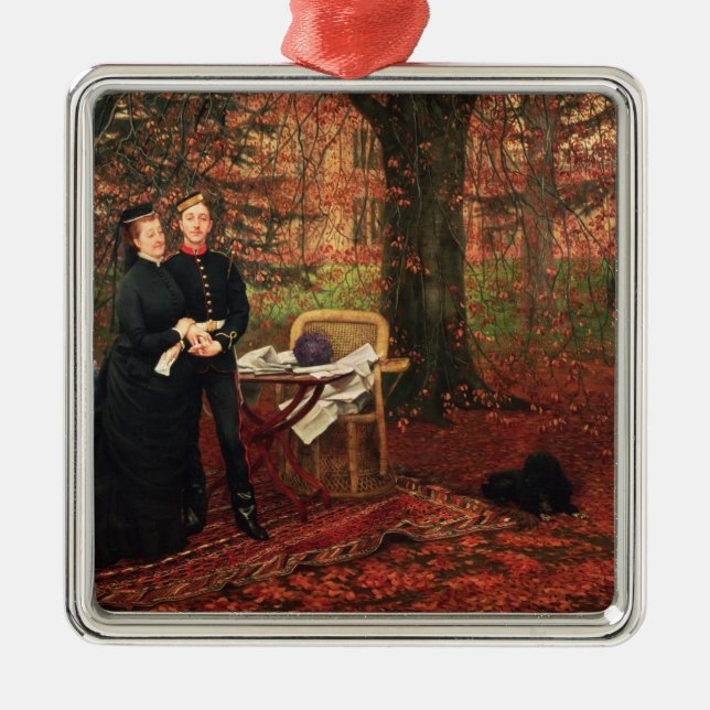 James Tissot | Empress Eugenie & Eugene-Louis Napo Metal Tree Decoration (Front)